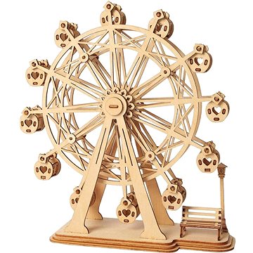 

Robotime Rolife 3D dřevěné puzzle Ruské kolo 120 dílků