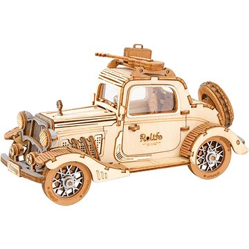 

Robotime Rolife 3D dřevěné puzzle Historický automobil 164 dílků