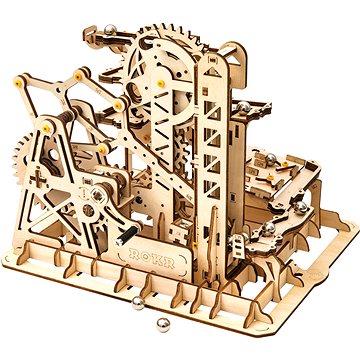 

Robotime Rokr 3D dřevěné puzzle Kuličková dráha: Climber 233 dílků