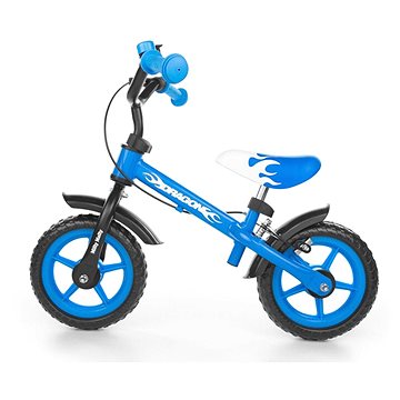 

Milly Mally Dětské odrážedlo kolo Dragon s brzdou blue