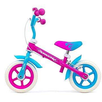 

Milly Mally Dětské odrážedlo kolo Dragon s brzdou Candy