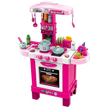 

Baby Mix Dětská kuchyňka malý šéfkuchař růžová