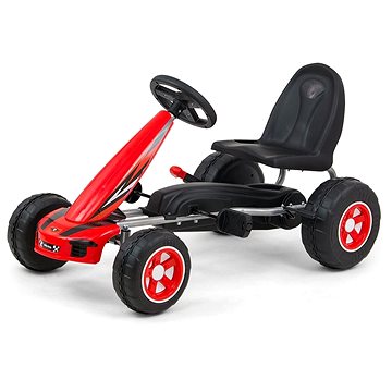 

Milly Mally Dětská šlapací motokára Go-kart Viper červená