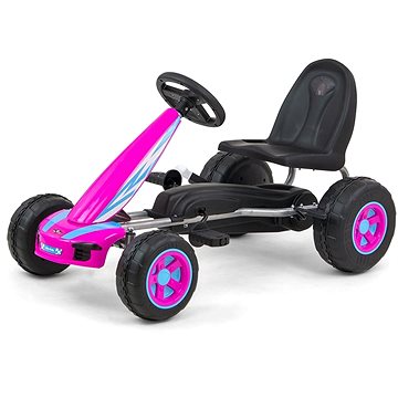 

Milly Mally Dětská šlapací motokára Go-kart Viper růžová