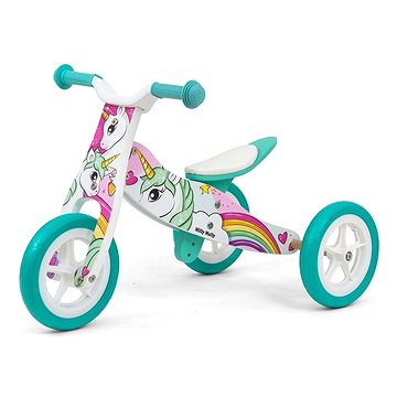 

Milly Mally Dětské multifunkční odrážedlo 2v1 Look Unicorn