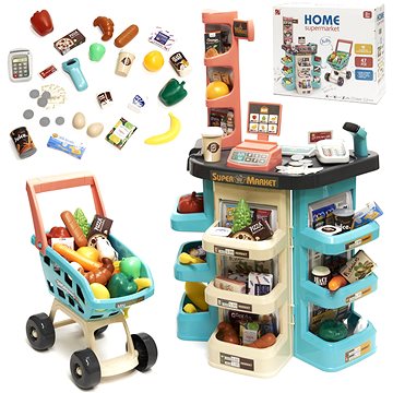 

Pokladna v supermarketu + mincovní vozík