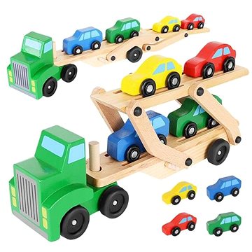 

Kruzzel 9353 Tahač s návěsem pro přepravu aut 32 cm