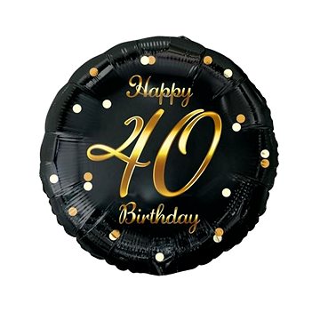 

Balón foliový 40 let - happy birthday - narozeniny - 45 cm