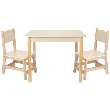 

Dětský stolek a židle (set) natur