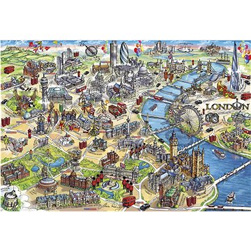 

Gibsons Puzzle Londýnské památky 500 dílků