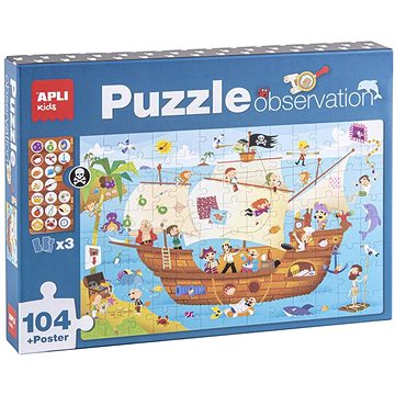 

Apli Postřehové puzzle Pirátská loď