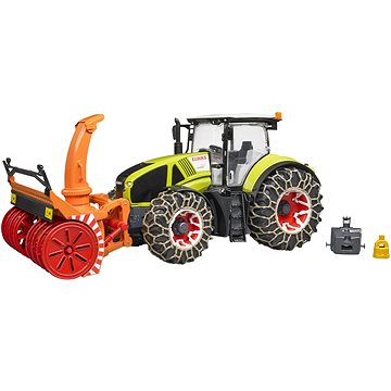 

Bruder 03017 Traktor Claas Axion 950 se sněžnou frézou a řetězy