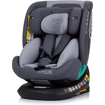 

CHIPOLINO Supreme i-Size 40-150 cm Isofix 360 Granite