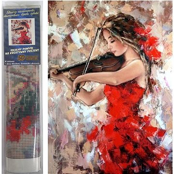

Norimpex Houslistka v červeném 30 × 40 cm