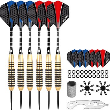 

XQ MAX Sada XQMax SET šipky 6 × 24 g Steel s příslušenstvím