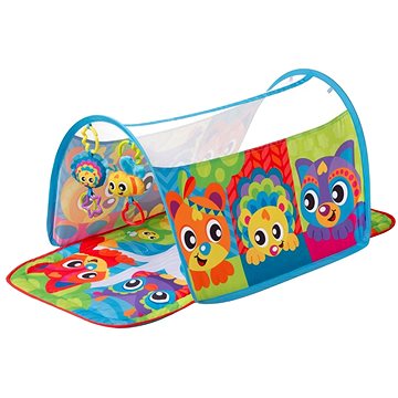 Playgro Hrací deka s tunelem Zvířátka - Hrací deka