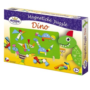 Detoa Magnetické puzzle Dinosauři - Puzzle