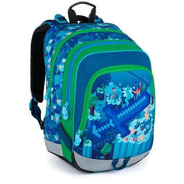 

BAGMASTER ALFA 21 B školní batoh - kostičky