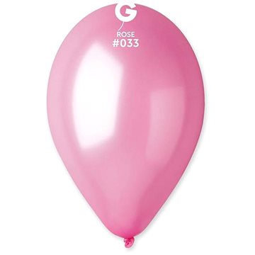 

SMART BALLOONS metalické 100 ks růžové 26 cm