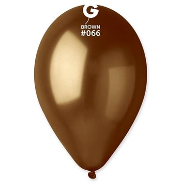 

SMART BALLOONS Balónky metalické 100 ks hnědé 26 cm