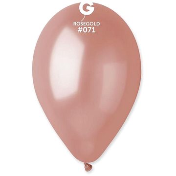 

SMART BALLOONS metalické 100 ks růžovo zlaté 26 cm