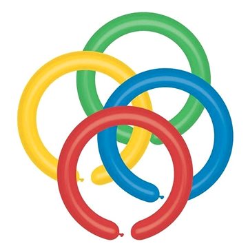 

SMART BALLOONS Balónek modelovací Gemar úzké - barevný mix - 100 ks