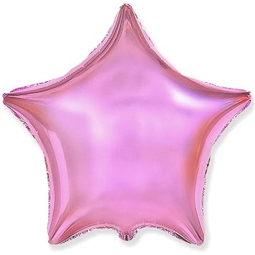 

FLEXMETAL Balón foliový hvězda metalická světle růžová 45 cm