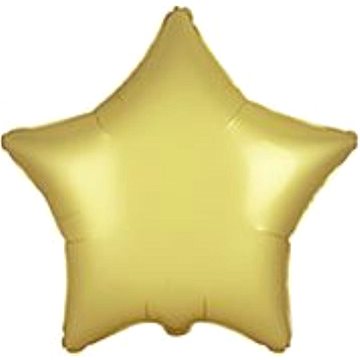 

FLEXMETAL Balón foliový hvězda pastelová zlatá 45 cm