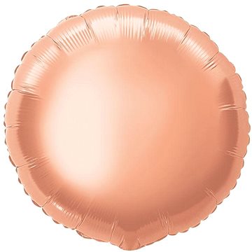 

FLEXMETAL Balón foliový kulatý - růžovo zlatá - rose gold 45 cm