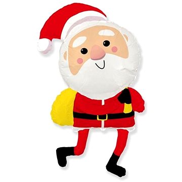 

Flexmetal Balón foliový Happy Santa Claus – Mikuláš, Vánoce 102 cm