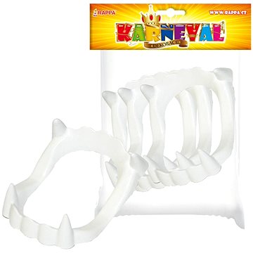 

Zuby upíří karnevalové 3 ks v sáčku