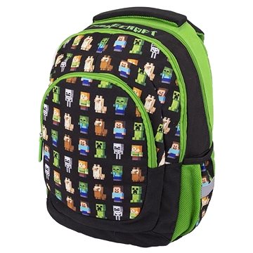 

Školní batoh Minecraft zeleno černý