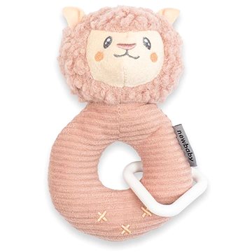 

New Baby Dětské plyšové chrastítko Lama