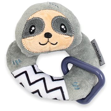 

New Baby Dětské plyšové chrastítko Sloth