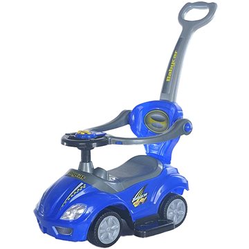 

Dětské odrážedlo s vodící tyčí 3v1 Mega Car modré