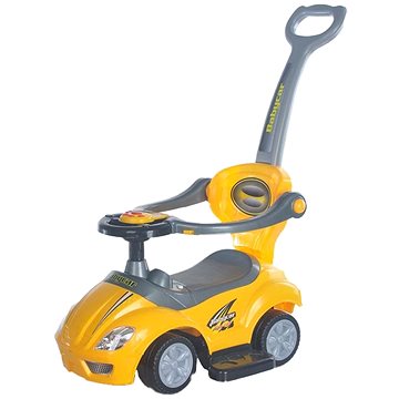 

Dětské odrážedlo s vodící tyčí 3v1 Mega Car žluté