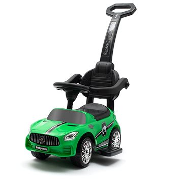 

Dětské odrážedlo se zvukem a vodící tyčí Racer zelené