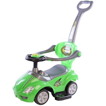 

Dětské odrážedlo s vodící tyčí 3v1 Mega Car zelené