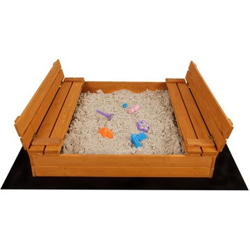 

Baby Mix Dřevěné pískoviště s poklopem a lavičkami 120 × 120 cm