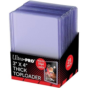 

Ultrapro Obaly na karty Toploader 25ks