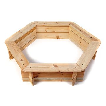 

Dřevěné pískoviště šestihranné