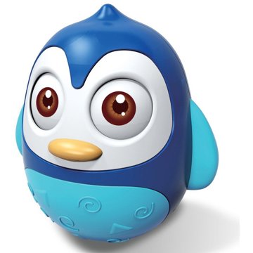 

BABY MIX Kývací hračka - tučňák, modrý