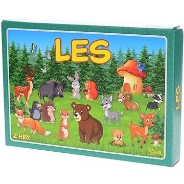 Les v krabičce
