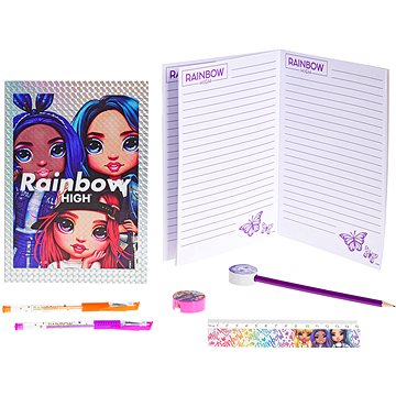 

MIKRO-TRADING Rainbow High sada psacích potřeb se zápisníkem