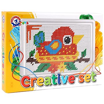 

MIKRO-TRADING Kreativní sada vyšívání 27 × 19,5 cm v krabičce