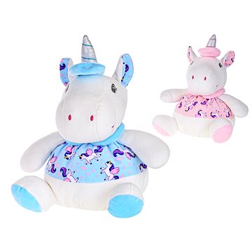 

Mikro-trading Jednorožec plyšový chrastící 20 cm mix barev
