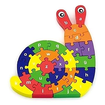 

3D Puzzle - Šnek s písmenky