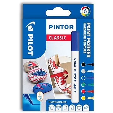 

PILOT Pintor F Classic, akrylový, klasické barvy
