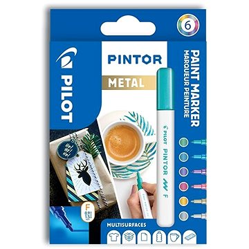 

PILOT Pintor F Metal, akrylový, klasické barvy