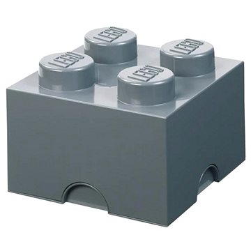 

LEGO úložný box 4 - tmavě šedá
